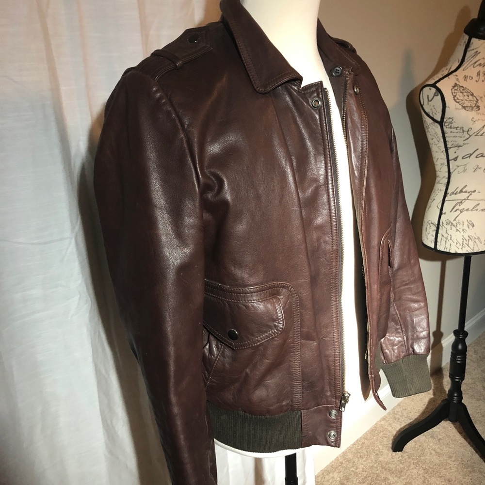 High End Reed Leather Jacket. (Heavy) - Picture 2 of 8